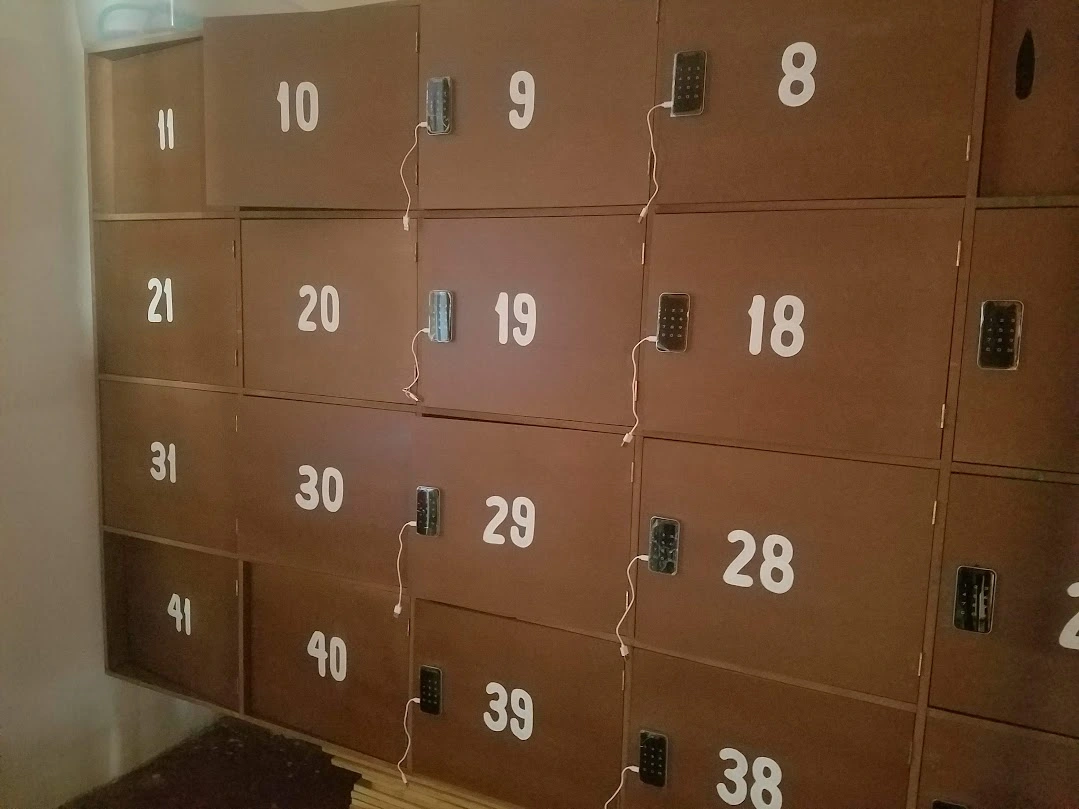 Poor lockers in hostels