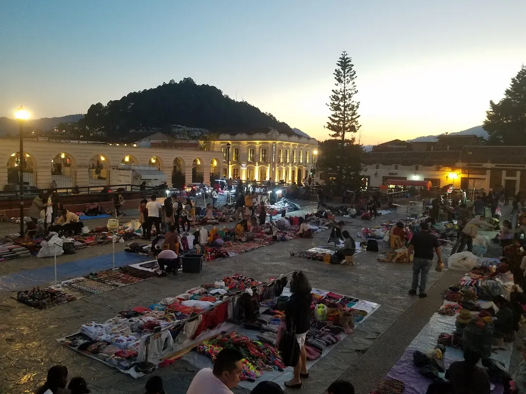 night time textile market