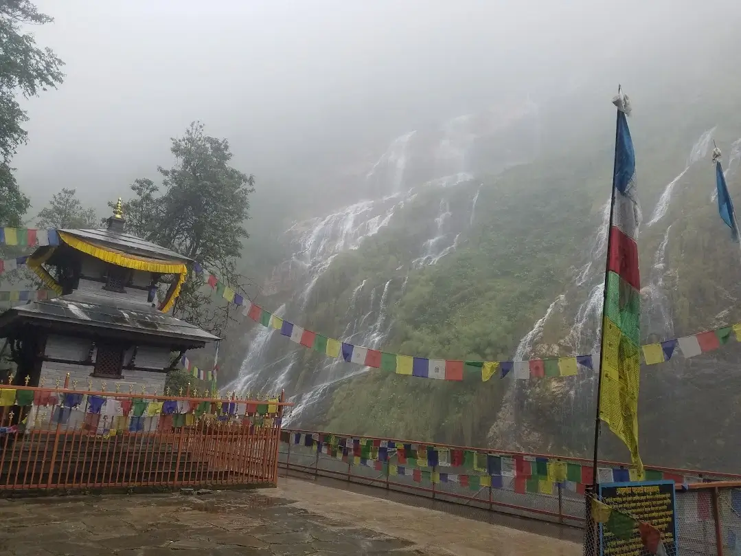 108 waterfalls near himalaya