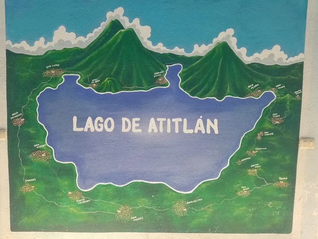 Map of Atitlan towns