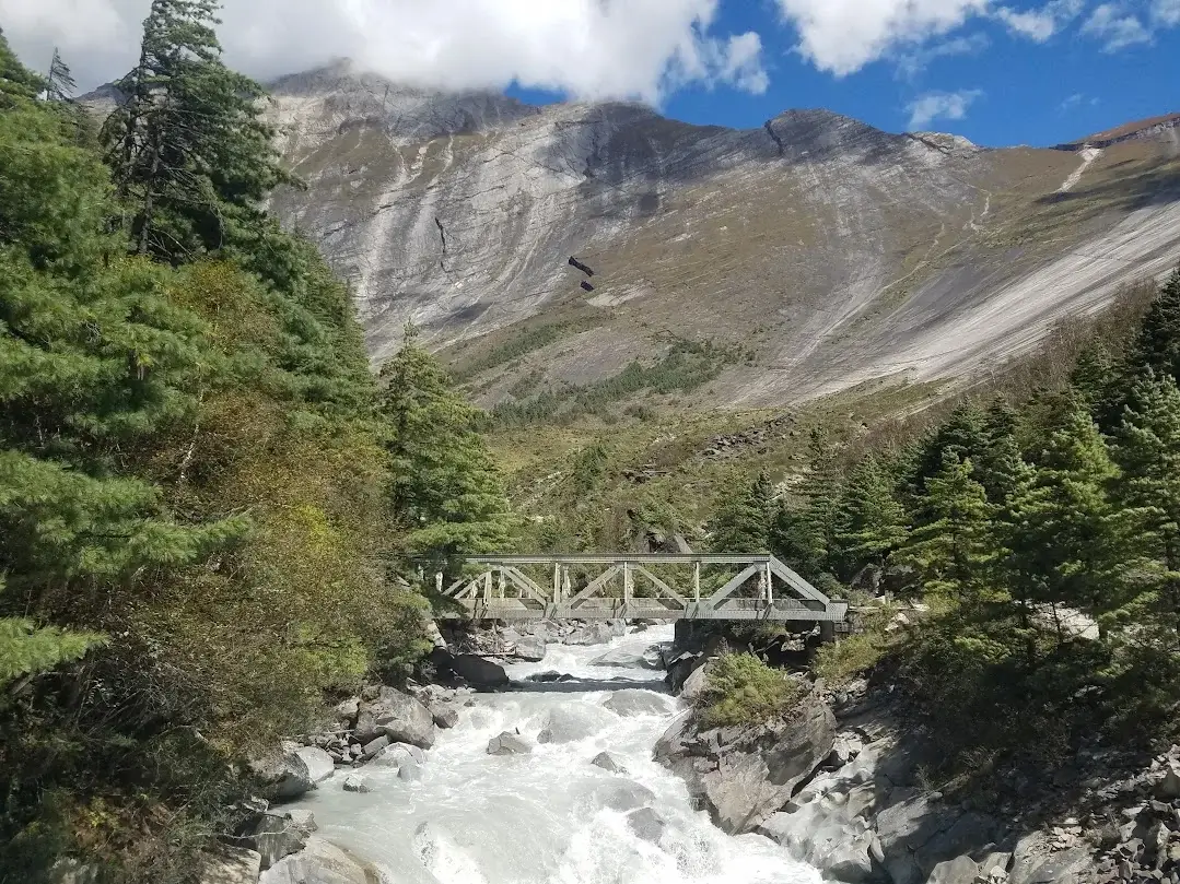bridge to pisang village