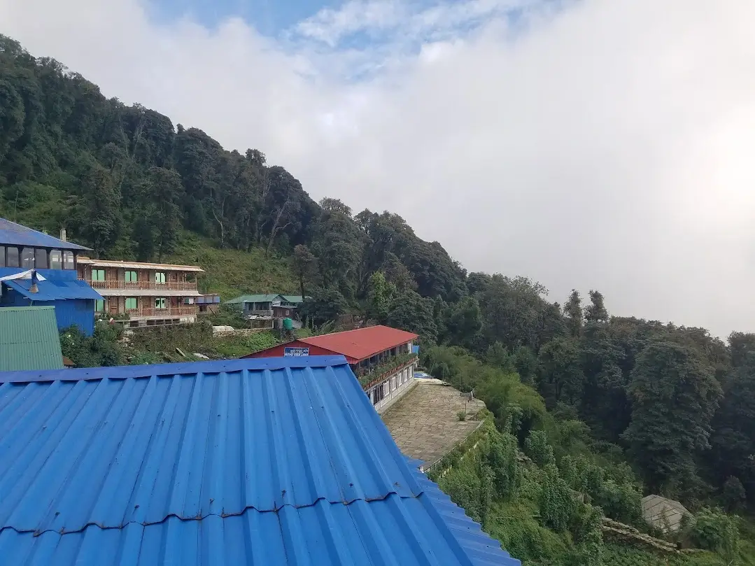 small village on the trail