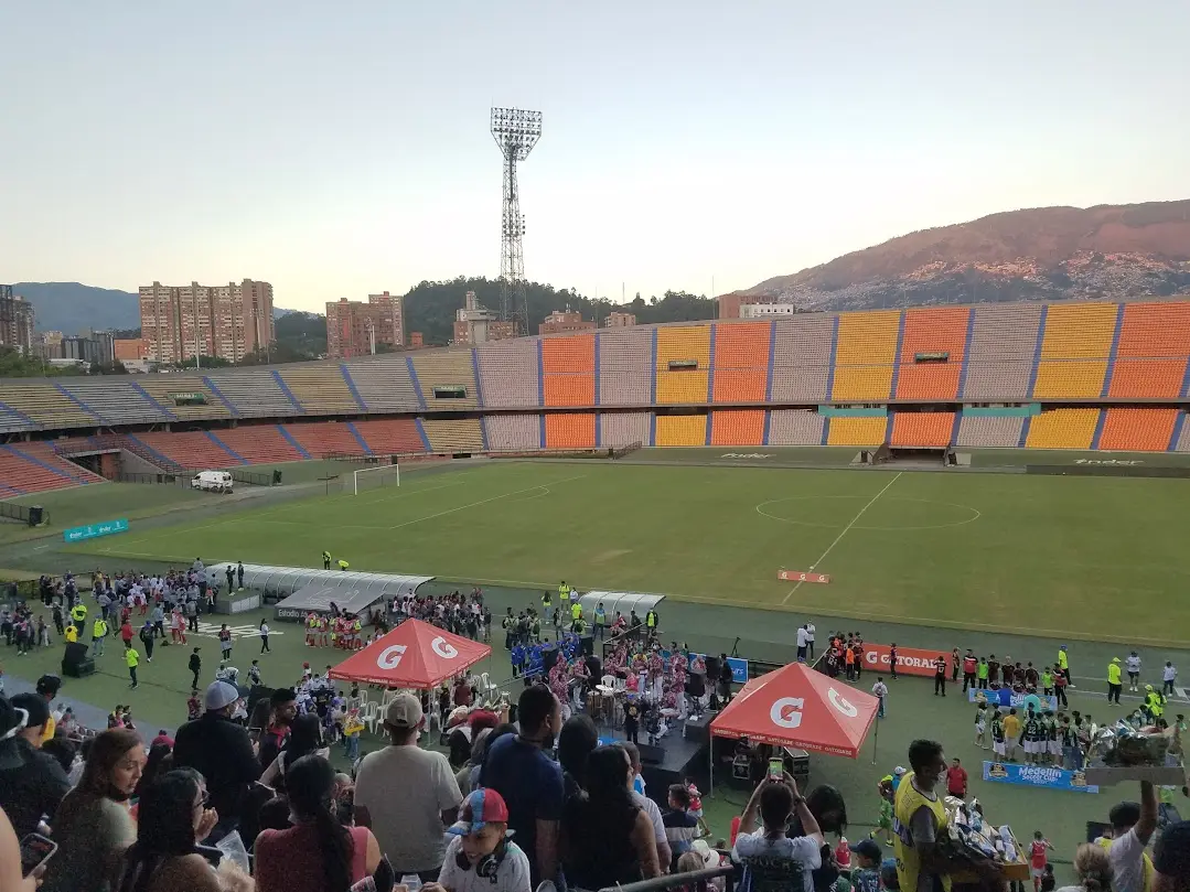 Main stadium for big soccer matches in Medellín