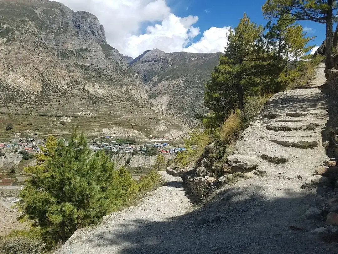 trail out of manang