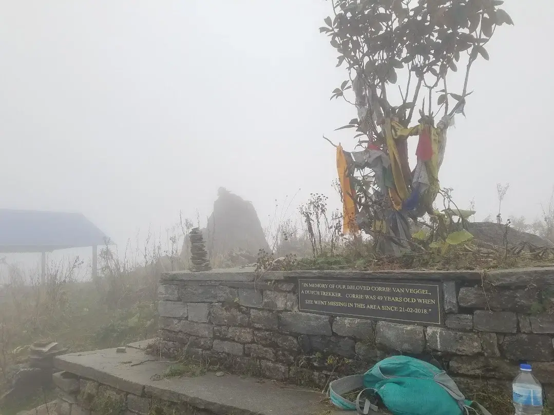 mardi himal trail from high camp