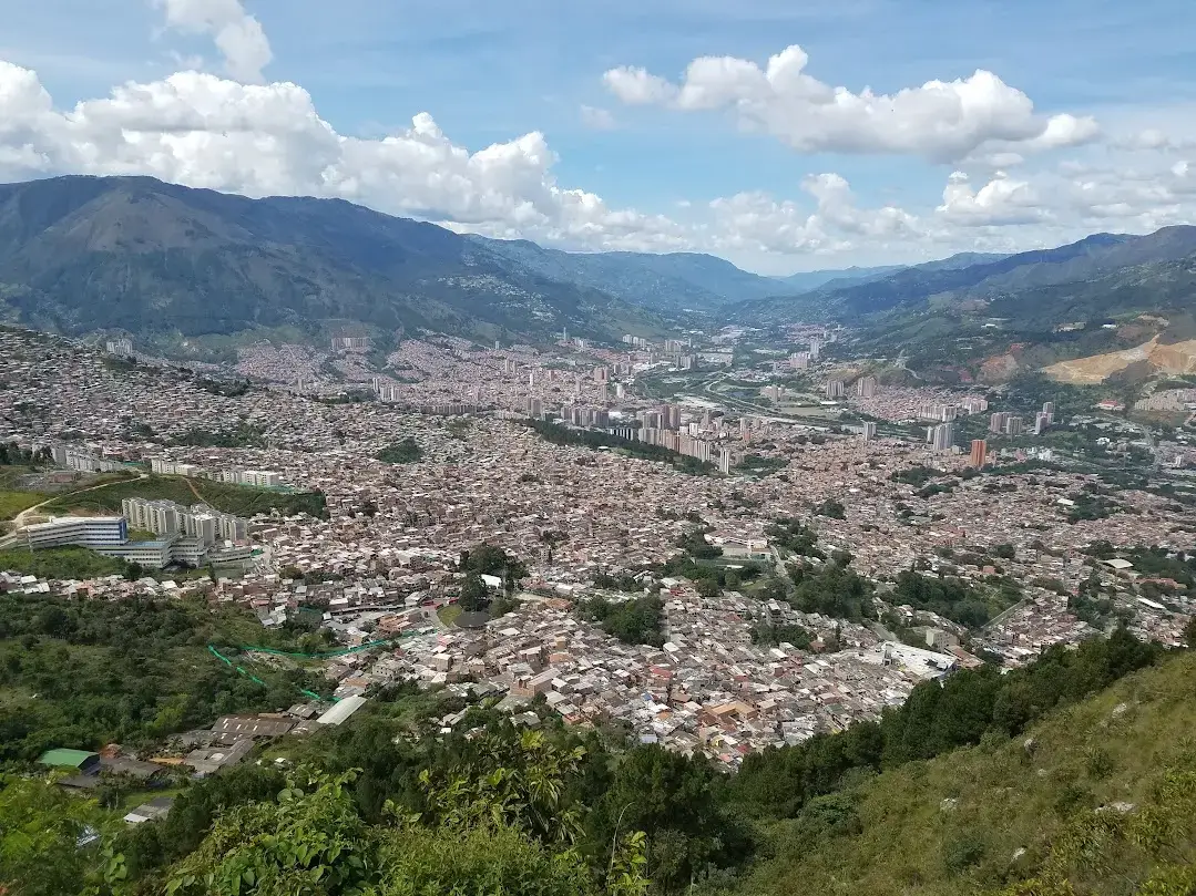 Medellín cityscape view