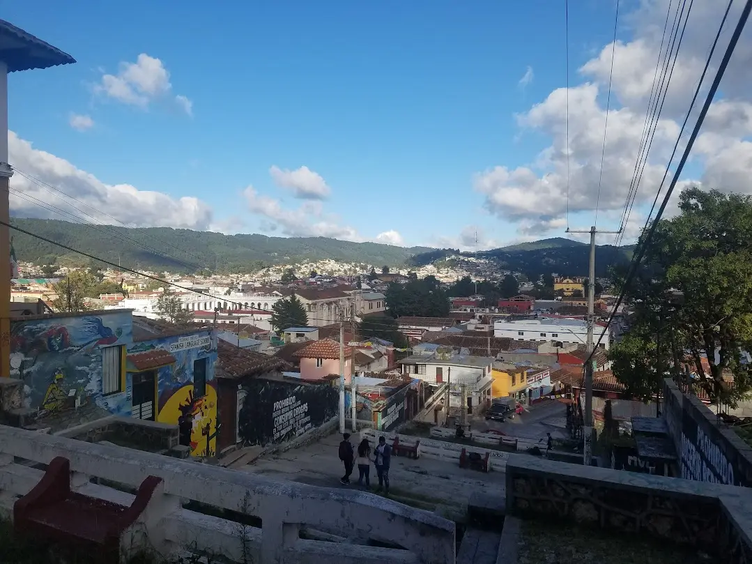 Colorful streets of San Cristóbal de las Casas, a digital nomad hotspot in Mexico