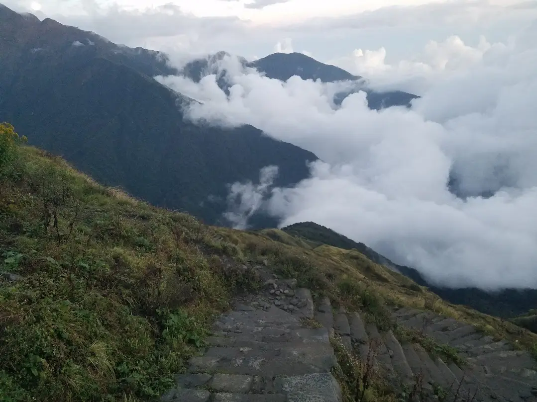 stairs down from mardi high camp